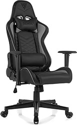 sense7 gaming chair spellcaster fabric black grey