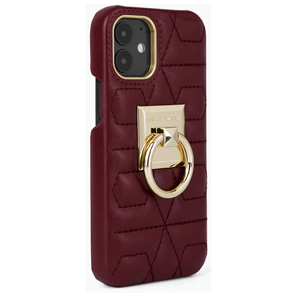 Ideal Of Sweden Statement Iphone Mini Quilted Ruby Idscaw