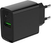 gembird 2 port 20 w usb fast charger black