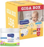 septona calm n care panes maxi no4 8 13kg 156 3x52tem giga box doro krema sygkamatos 250ml