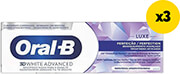 oral b 3d white luxe perfection 225lm 75ml x3 photo