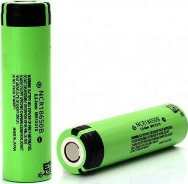 Rechargeable Battery Panasonic 18650 Ncr18650-b, 3400mah, Li-ion ...