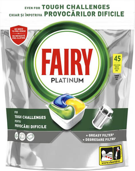 Crazy Sundays | ΑΠΟΡΡΥΠΑΝΤΙΚΟ ΠΙΑΤΩΝ FAIRY PLATINUM QUICKWASH 2400ML (2X1200ML)