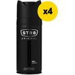 aposmitiko str8 deo spray original 600ml 4x150ml photo