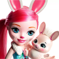 enchantimals huggable cuties big doll bree bunny twist 30cm frh52 extra photo 1