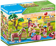 playmobil 70997 paidiko party sti farma ton pony photo