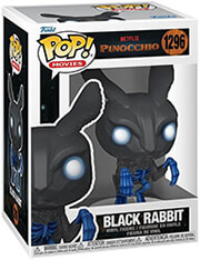 funko pop netflix movies pinocchio black rabbit 1296 vinyl figure photo