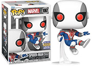 funko pop marvel comics spider man bug eyes armor 1067 bobble head vinyl figure photo