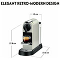 kafetiera espresso delonghi nespresso en167w citiz extra photo 6