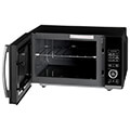 foyrnos mikrokymaton sharp yc qg204aeb microwave 23l 900w grill black extra photo 2