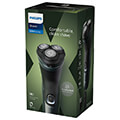 philips x3052 00 men s shaver rotation shaver trimmer black green extra photo 3