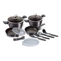 set mageirika skeyi berlinger haus metallic dark grey bh 7059 13tmx extra photo 1