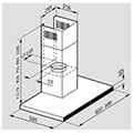 aporrofitiras pyramis kaminada grandezzo 90cm extra photo 1