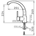 mpataria koyzinas pyramis classic armonica industrial grey extra photo 1