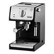 delonghi ecp3321bk lever espresso machine silver black photo