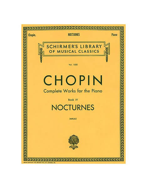 Chopin Complete Works Book Iv Nocturnes