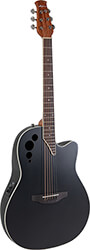 ilektroakoystiki kithara applause by ovation ae44ii mid cutaway black satin ae44 5s photo