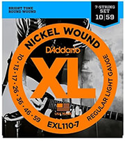 xordes ilektrikis kitharas d addario exl 110 7 7 string photo