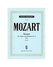 wolfgang amadeus mozart concerto 4 d dur kv 218 for violin ekdoseis breitkopf photo