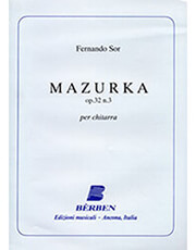 sor fernando mazurka op 32 n 3 per chitarra photo