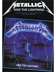 metallica ride the lightning tab photo