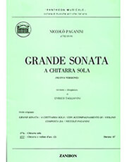 paganini niccolo grande sonata a guitarra sola photo