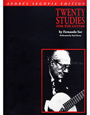 segovia andre edition twenty studies for the guitar by fernando sor photo