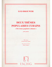 brouwer leo deux themes populaires cubains photo