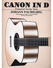 pachelbel johann canon in d classical guitar solo photo