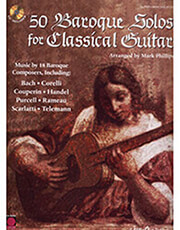 50 baroque solos for classical guitar photo