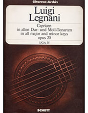 legnani luigi capricen in allen dur und moll tonarten opus 20 photo