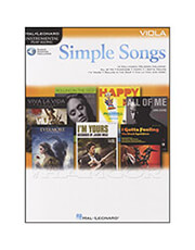 simple songs viola hal leonard instrumental play along photo