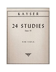 kayser 24 studies op55 photo