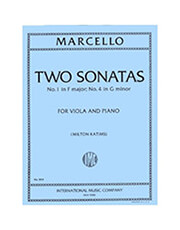 marcello two sonatas f major g minor photo