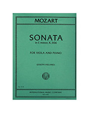 mozart sonata in e minor k304 photo