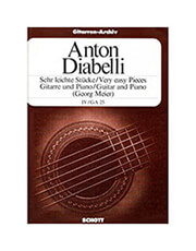 diabelli anton sehr leicte stucke vol 4 very easy pieces for guitar and piano vol 4 photo