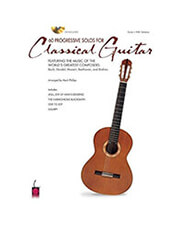 60 progressive solos for classical guitar photo