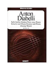 diabelli anton sehr leichte stucke vol 2 very easy pieces for guitar and piano vol 2 photo