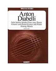 diabelli anton sehr leicte stucke vol 1 very easy pieces for guitar and piano vol 1 photo