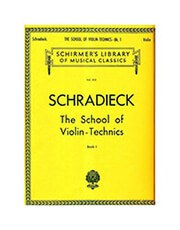 schradieck the school of violin technics n1 photo