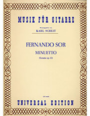 sor fernando minuetto sonata op 22 photo