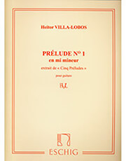 villa lobos heitor prelude no 1 en mi mineur extrait de cinq preludes  photo