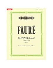 faure sonate nr 2 e minor op108 violin and piano photo