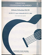 bach js suite n 3 pour violoncelle bwv 1009 photo