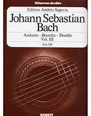 bach js andante bourree double vol iii photo