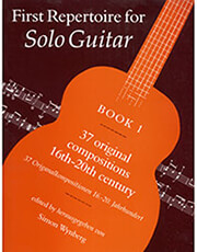 first repertoire for solo guitar book 1 photo