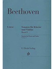 ludwig van beethoven sonatas for piano and violin vol i ekdoseis ienle verlag urtext photo