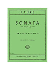 faure sonata no1 in a major op 13 violin and piano photo