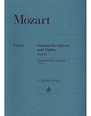 wolfgang amadeus mozart sonatas for piano and violin vol i ekdoseis henle verlag urtext photo