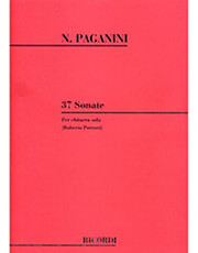 paganini niccolo 37 sonate per chitarra sola photo